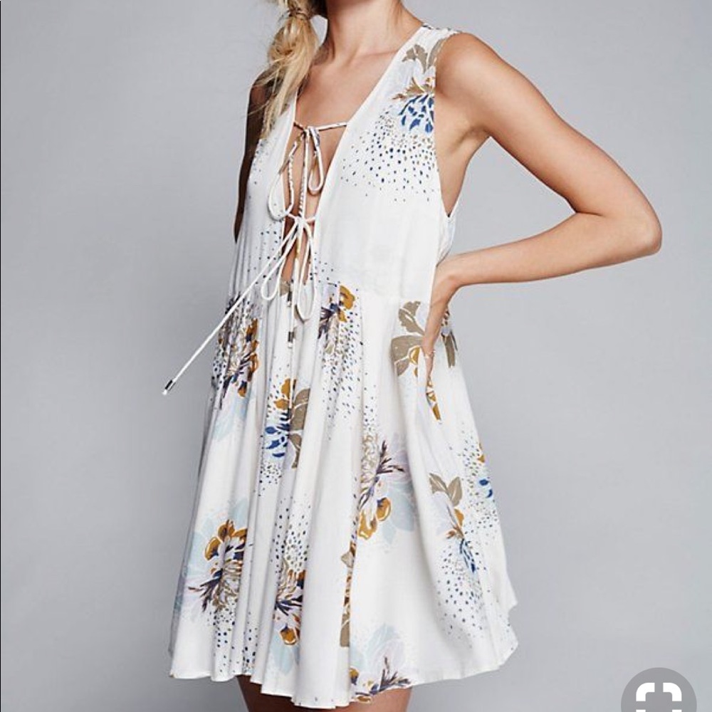 SO RARE Free People Loveliest Day Printed Tie - Picture 1 of 8